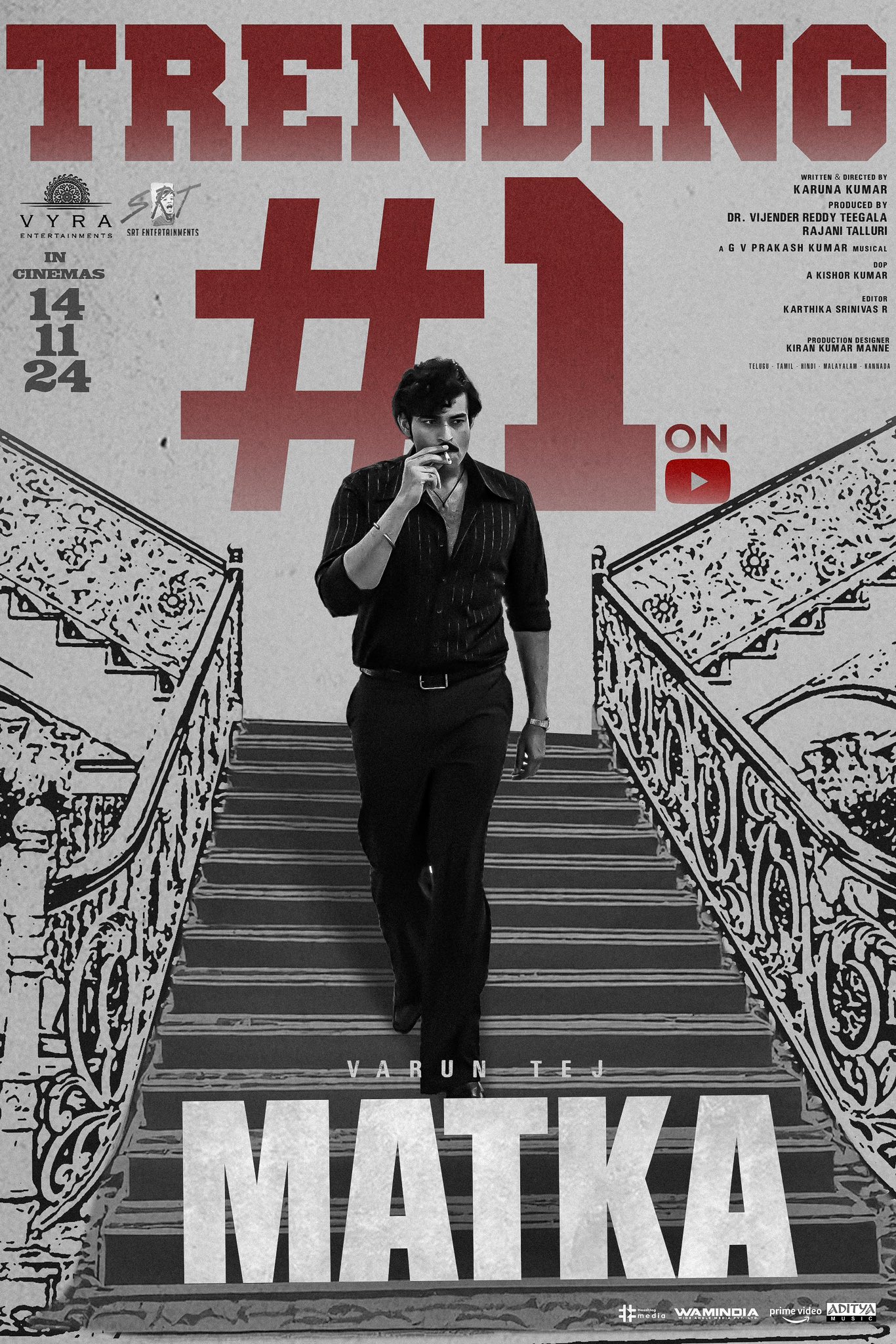 Matka: Release Date, Cast & Crew, Plot, OTT Release Details & More About Varun Tej-Nora Fatehi's Upcoming Movie