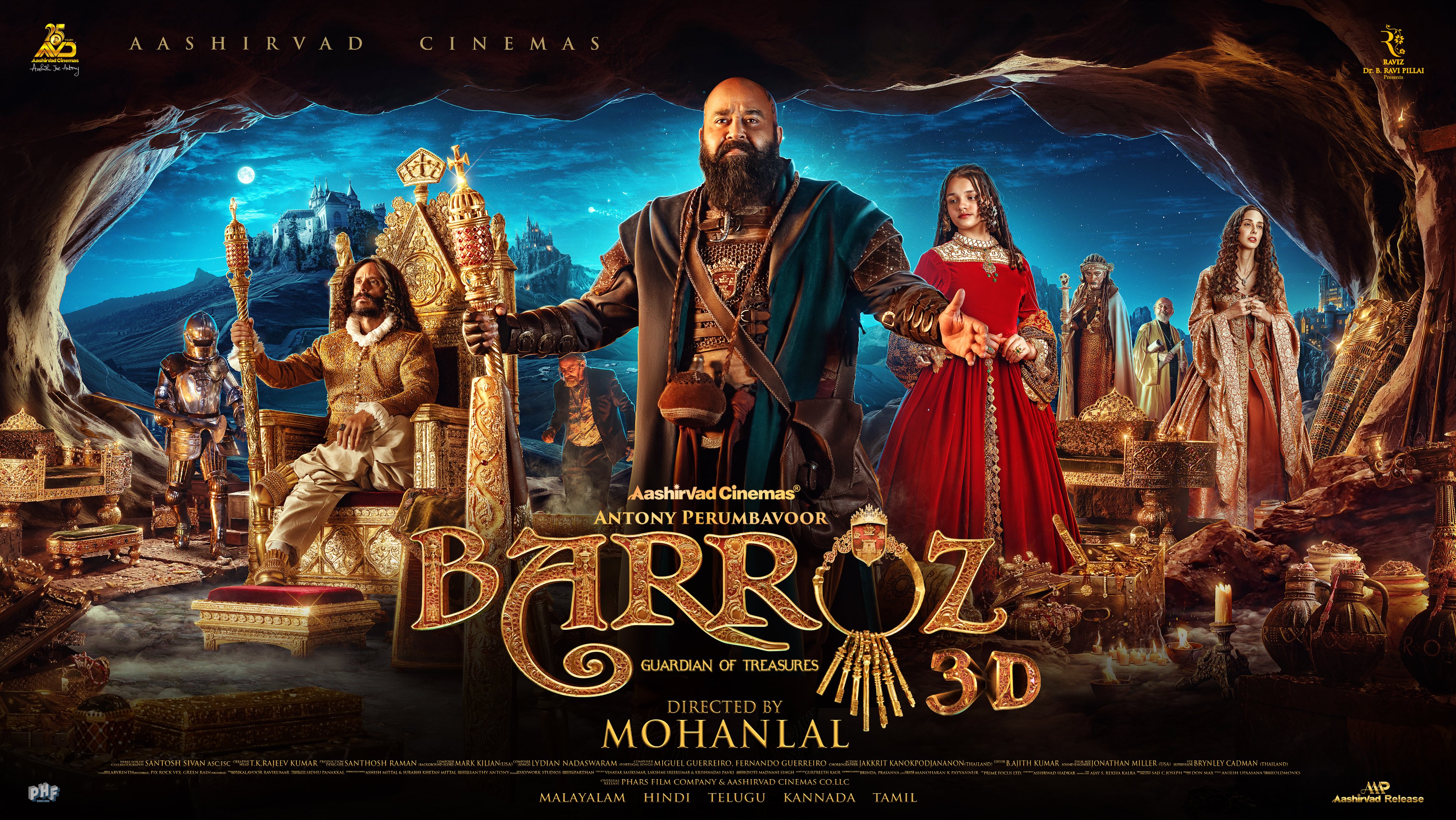 Mohanlal's The Legend of Barroz: A Star-Studded Fantasy Adventure This Christmas 2024
