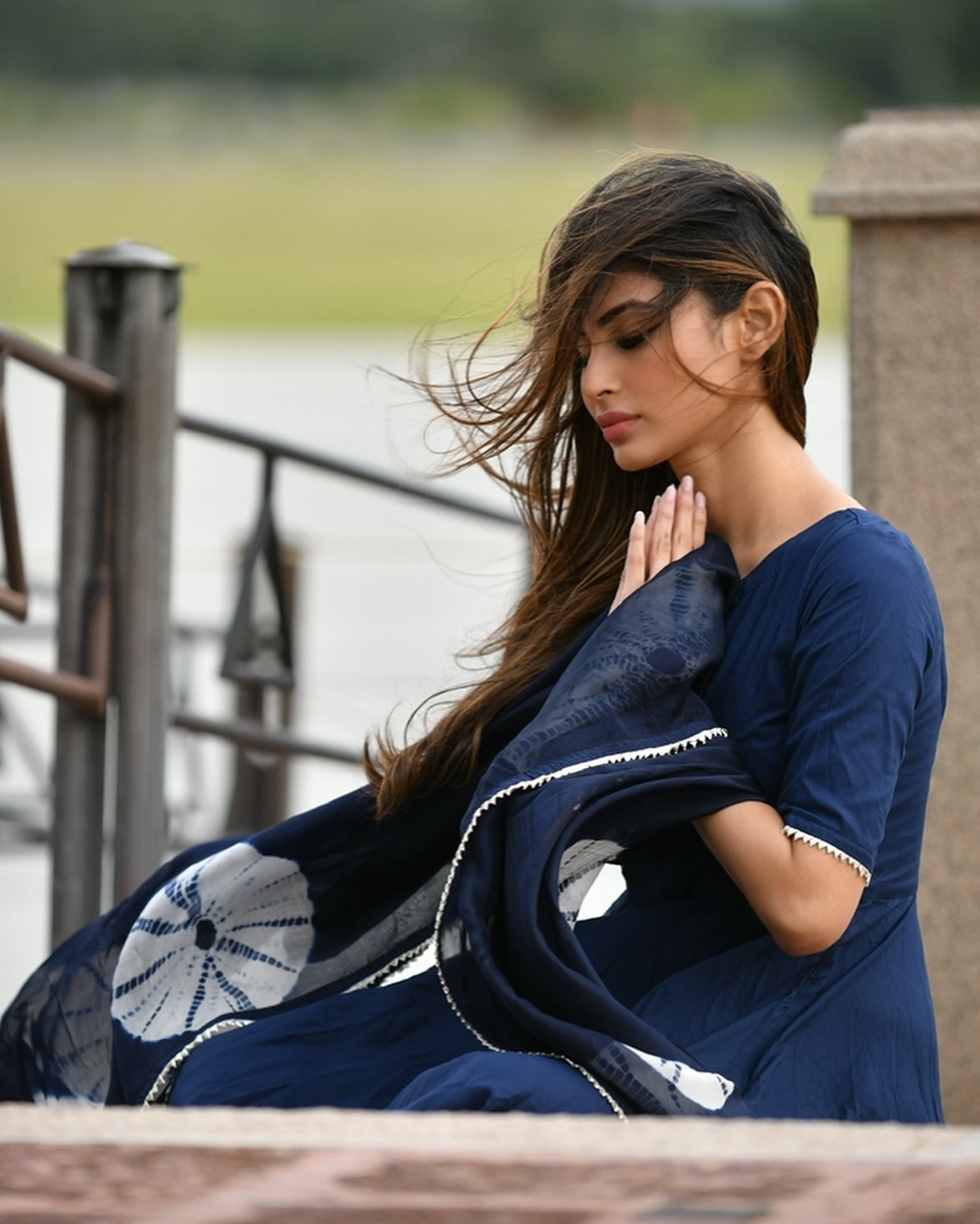 Mouni Roy Seeks Divine Blessings from Lord Shiva At Adiyogi Statue In Tamilnadu