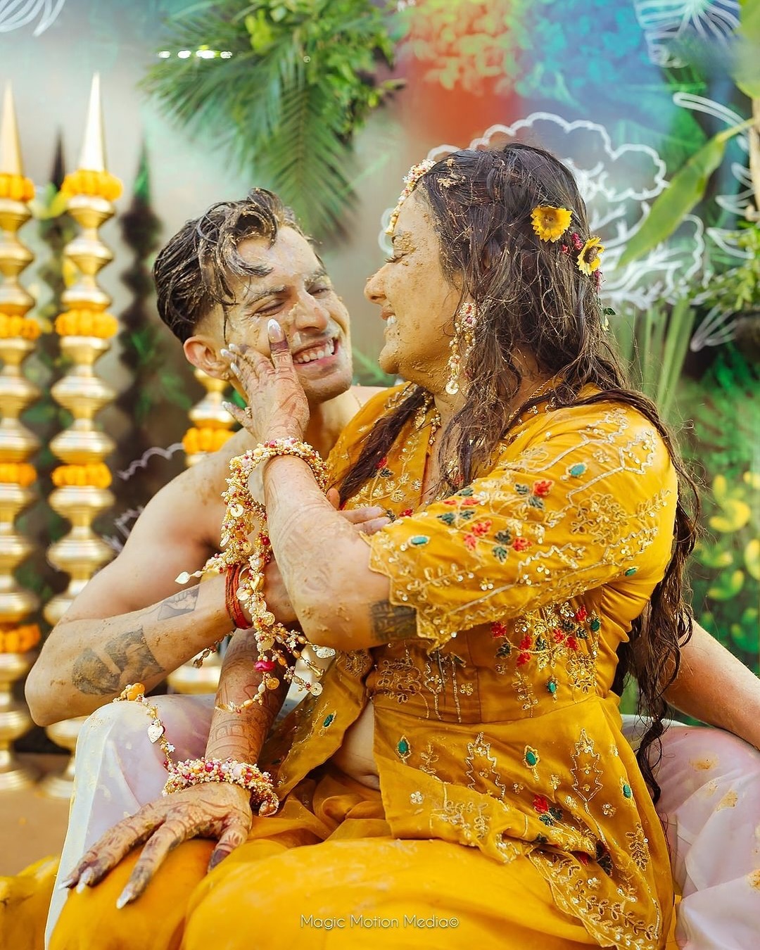 Musician Anirudh Sharma and Mrunal Panchal's Dreamy Haldi Ceremony: A Visual Delight