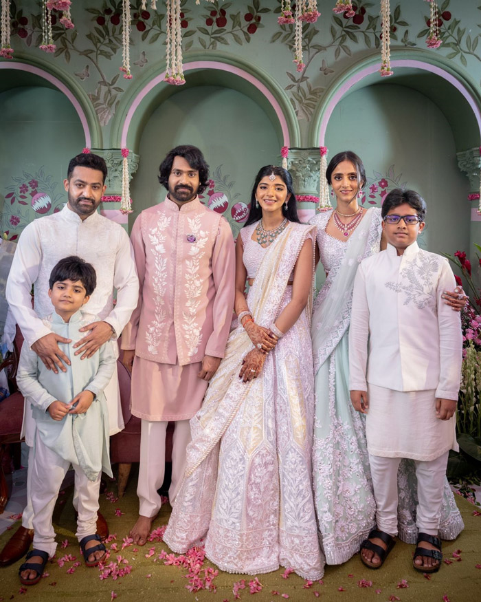 Narne Nithin got engaged on November 3, 2024.