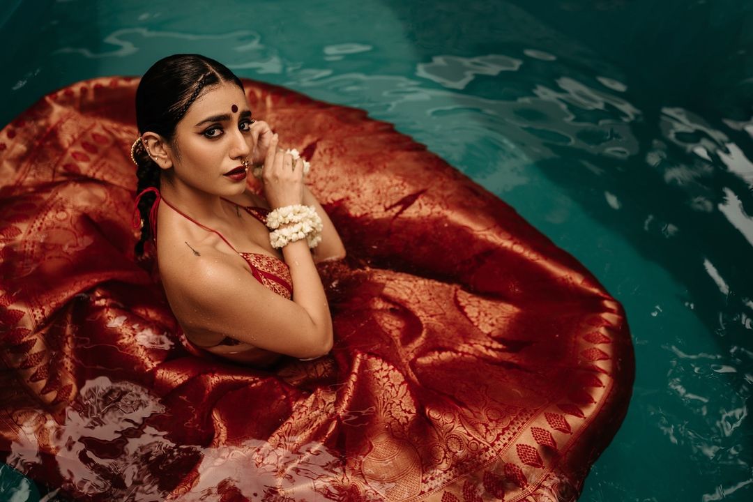 Priya Prakash Varrier Shares Pictures From diwali special photoshoot pics