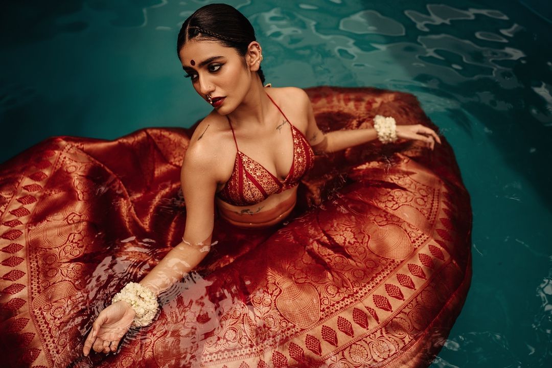 Priya Prakash Varrier Shares Pictures From diwali special photoshoot pics
