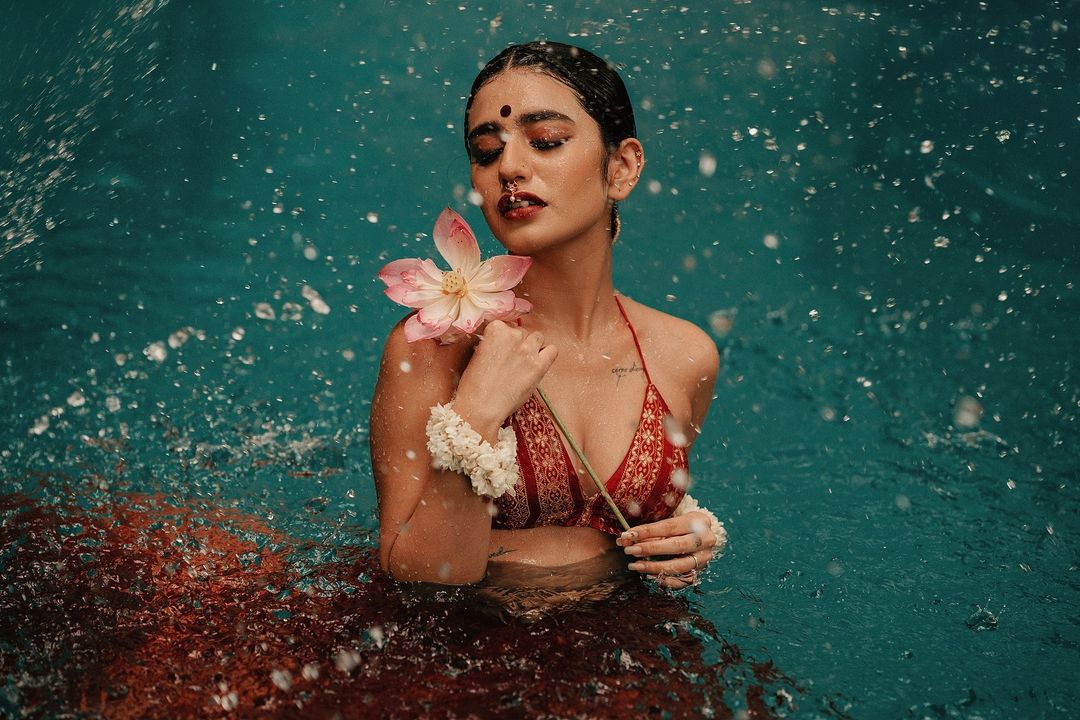 Priya Prakash Varrier Shares Pictures From diwali special photoshoot pics