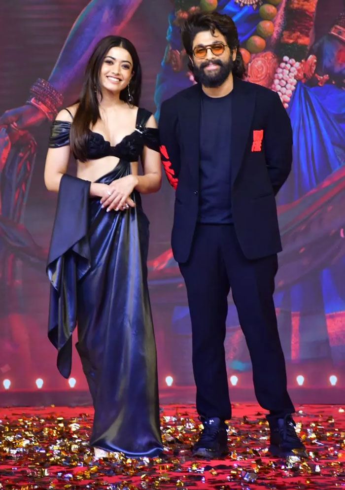 Pushpa And Srivalli Groove Together In Mumbai For Pushpa 2 Promotion