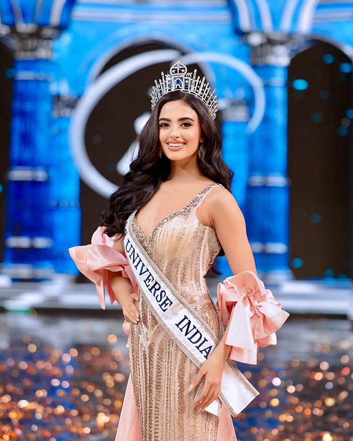 Rhea's accomplishments include winning Miss Teen Earth 2023, making her the first Indian to secure the title.