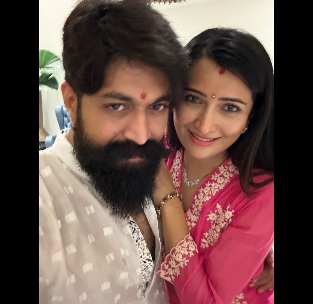 Yash Radhika Pandit Diwali