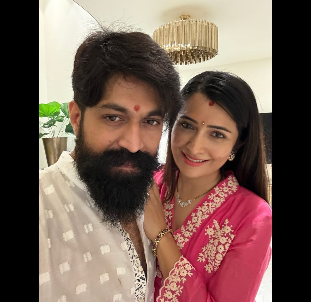 Yash Radhika Pandit Diwali