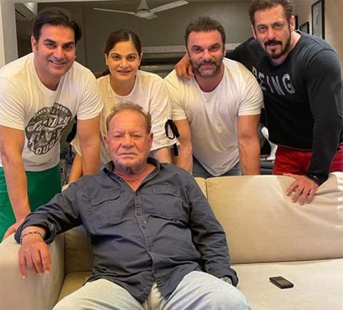 Salim Khan is the proud father of three well-known actors: Salman Khan, Sohail Khan, and Arbaaz Khan.