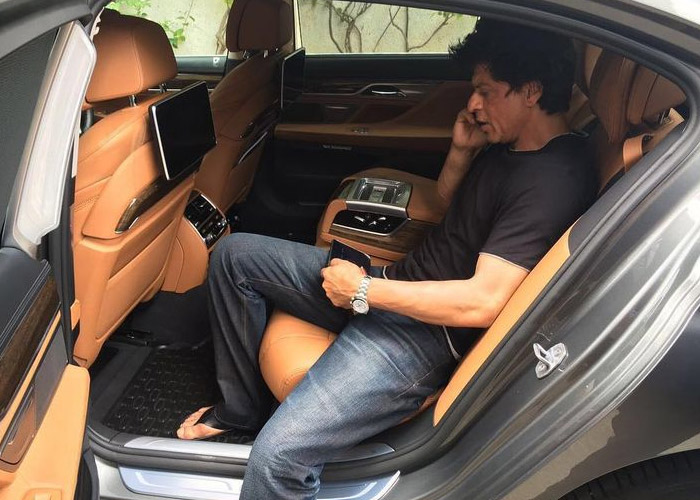 Shah Rukh Khan's daily driver is often a BMW 7-Series, a luxury sedan