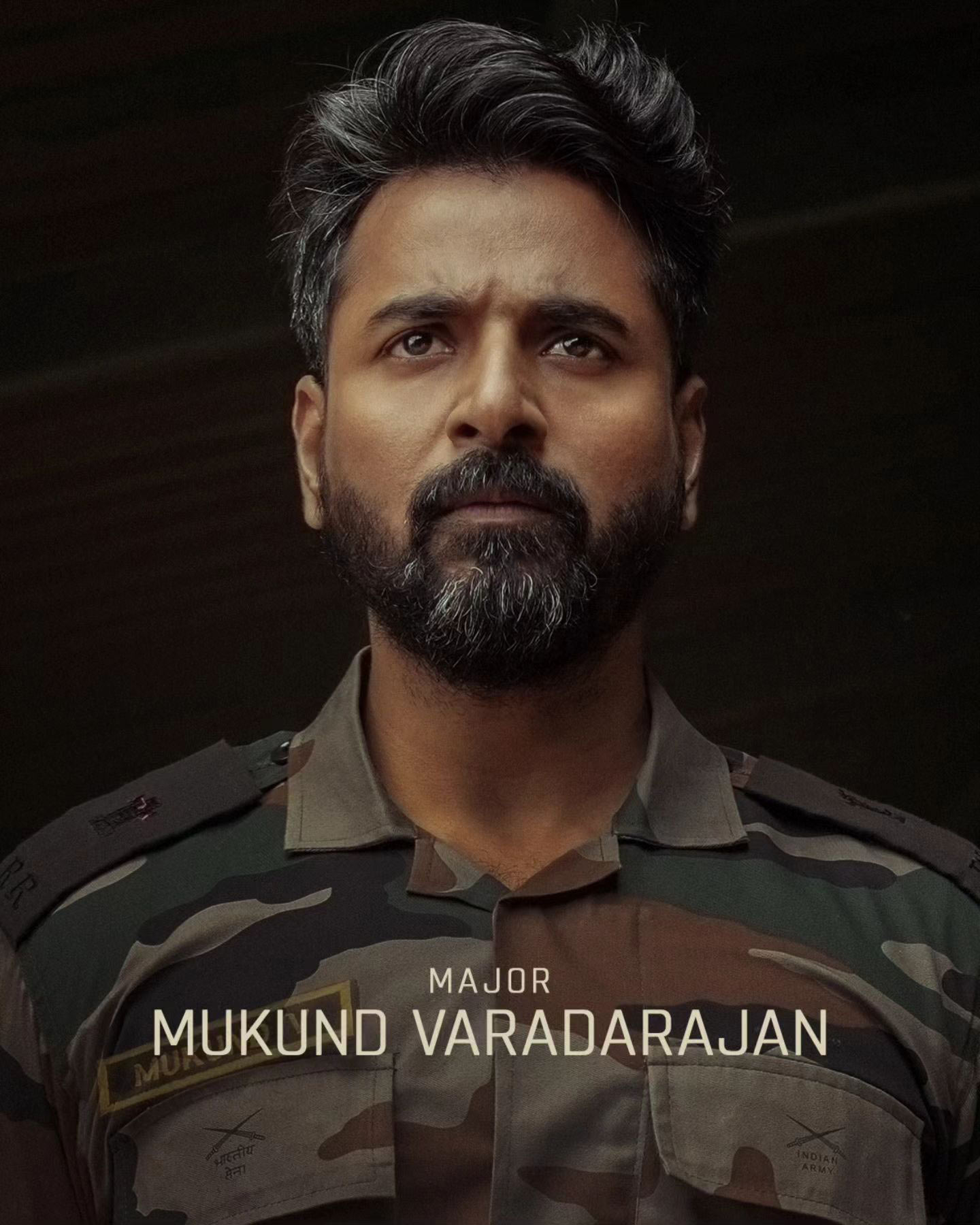 Amaran is a biographical action war film based on the true story of Major Mukund Varadarajan (Sivakarthikeyan).