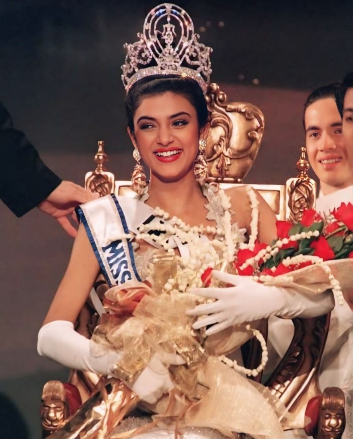 Sushmita Sen made history as the first Indian woman to win the Miss Universe title in 1994.