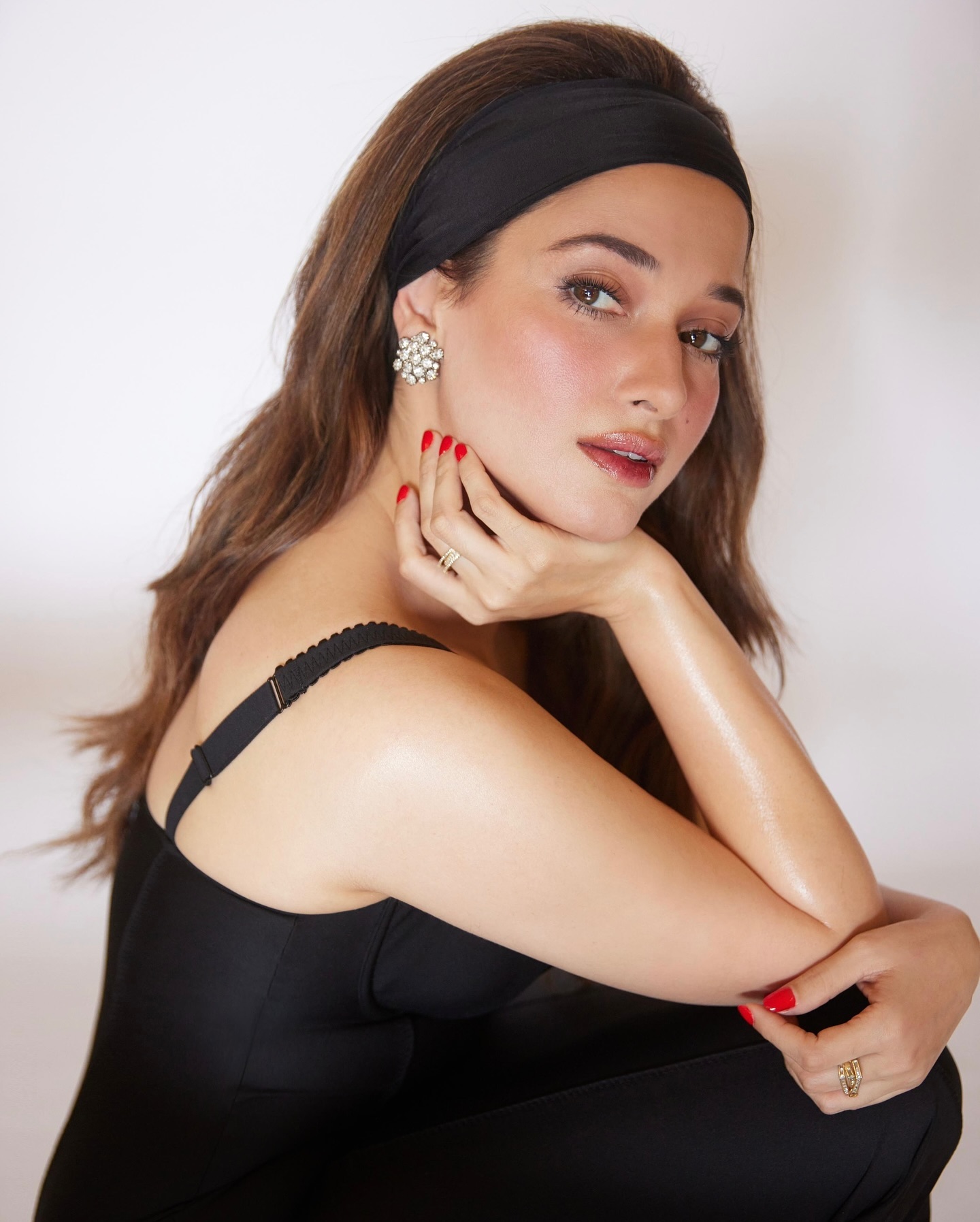 Tamannaah Bhatia Stuns In Black Bodycon Dress In Her Latest Photoshoot