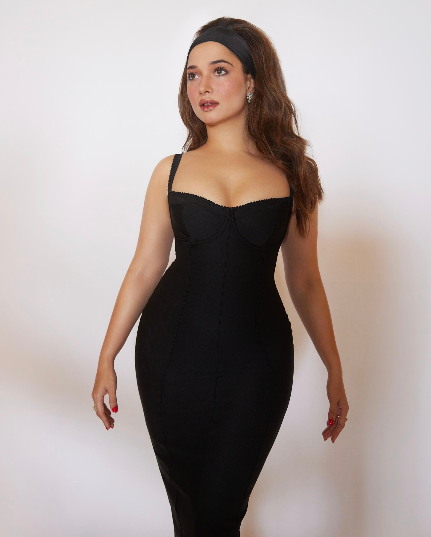 Tamannaah Bhatia Stuns In Black Bodycon Dress In Her Latest Photoshoot