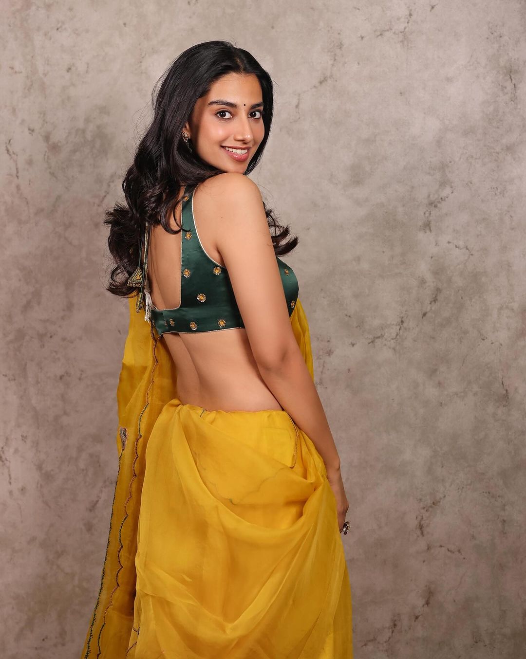 Actress Meenakshi Chaudhary Saree looks