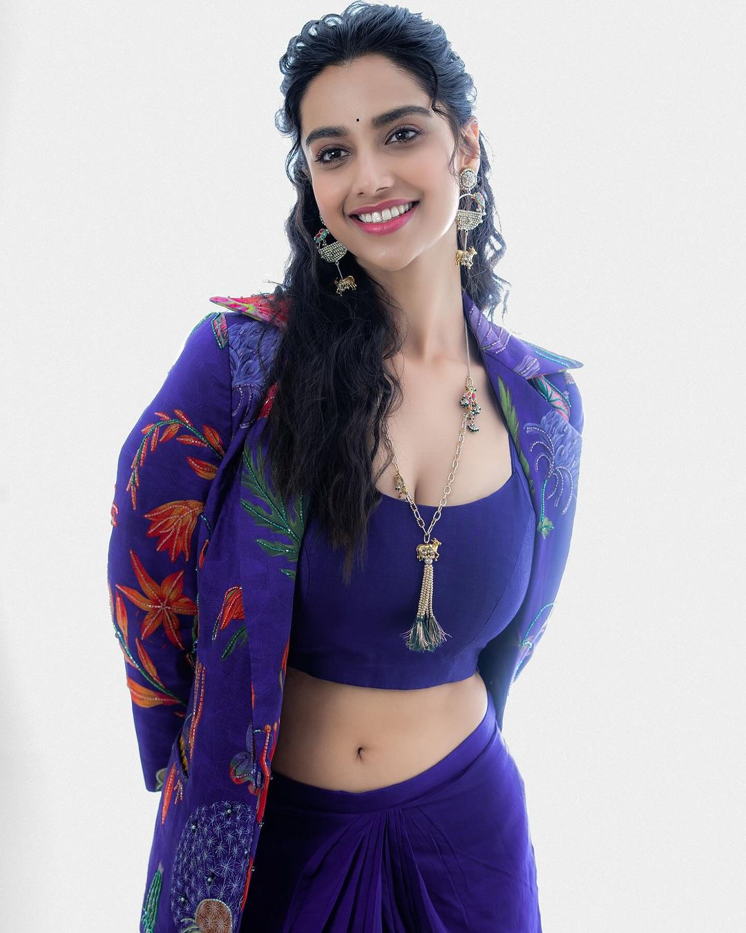 Actress Meenakshi Chaudhary Saree looks