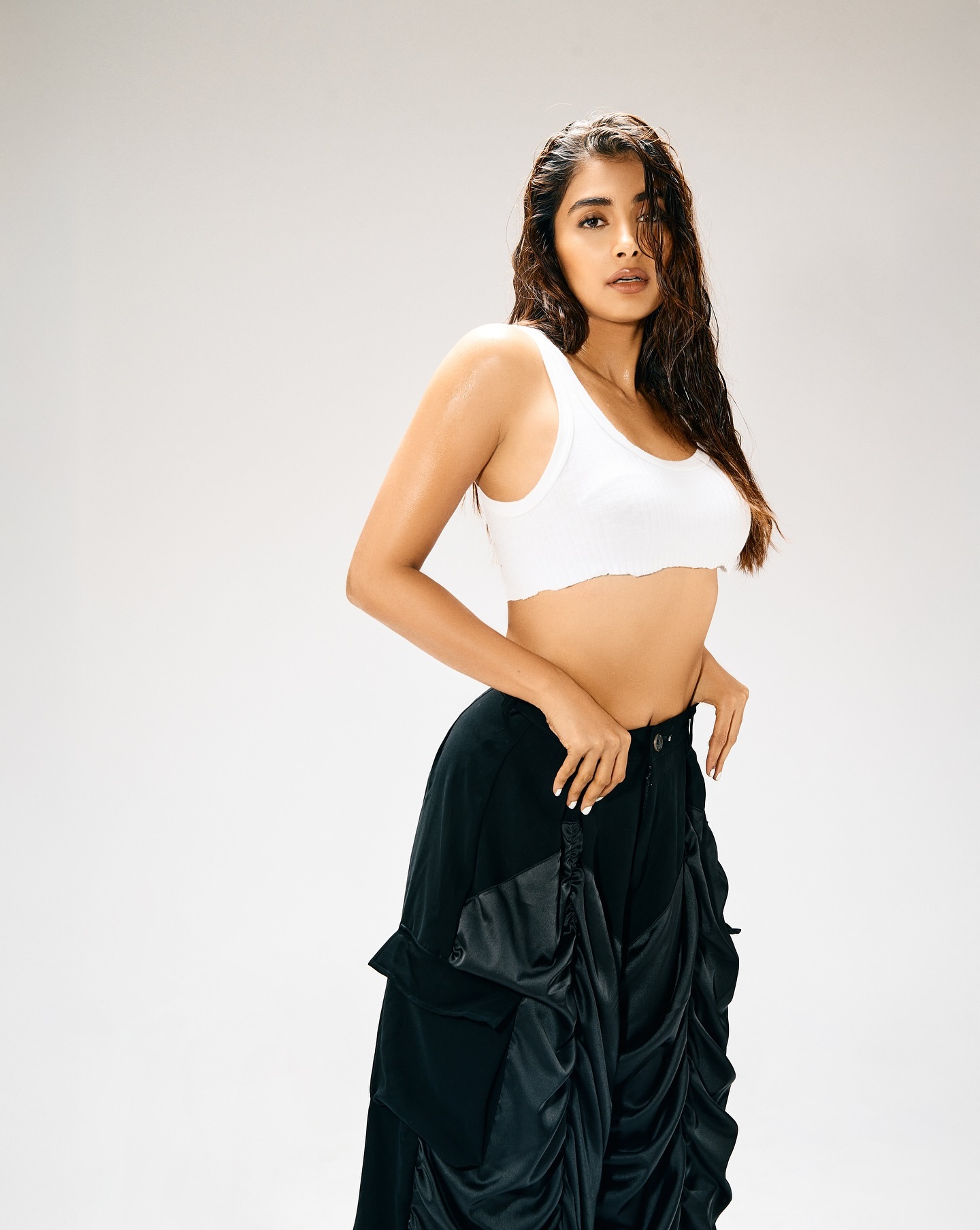 Pooja Hegde has garnered popularity for her roles in Telugu and Hindi films. Known for her beauty and acting skills, she has delivered several successful films,
