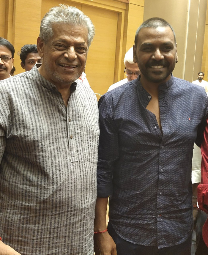 Delhi Ganesh spotted with choreographer-turned-actor Raghava Lawrence