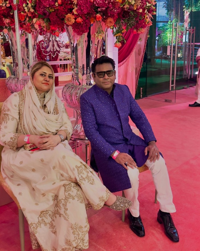 Saira Banu has been a supportive partner in AR Rahman’s career, often seen at his side during significant events and contributing to his philanthropic efforts.
