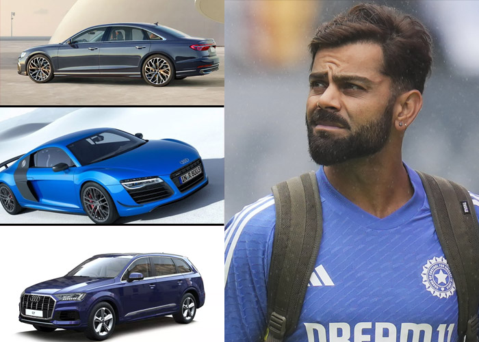 Virat Kohli owns several high-end Audi models, including the Audi R8 V10 Plus, Audi R8 LMX, Audi A8 L, Audi Q8, Audi Q7, Audi RS 5, and Audi S5, reflecting his preference for luxury and performance.