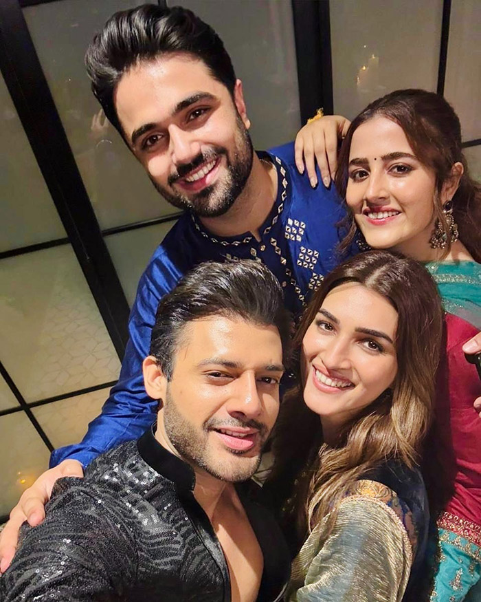 The couple celebrated Diwali together at Kriti's home, with Kabir seen holding Kriti close in a cozy selfie. This intimate moment shared on social media added fuel to the dating rumors.