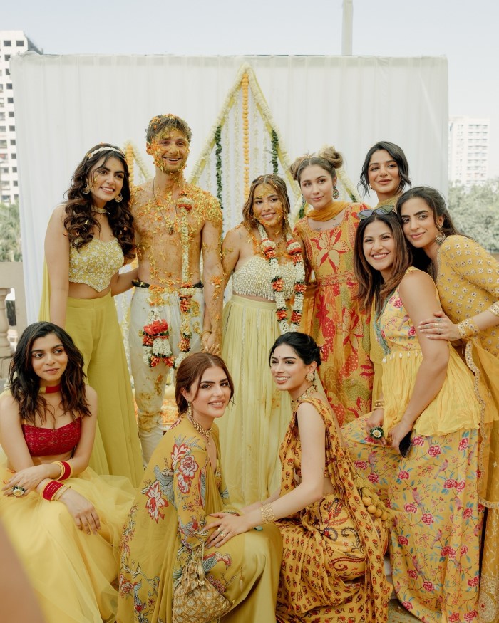 Aaliyah Kashyap Starts Pre-Wedding Celebrations with a Yellow-Themed Haldi Ceremony.