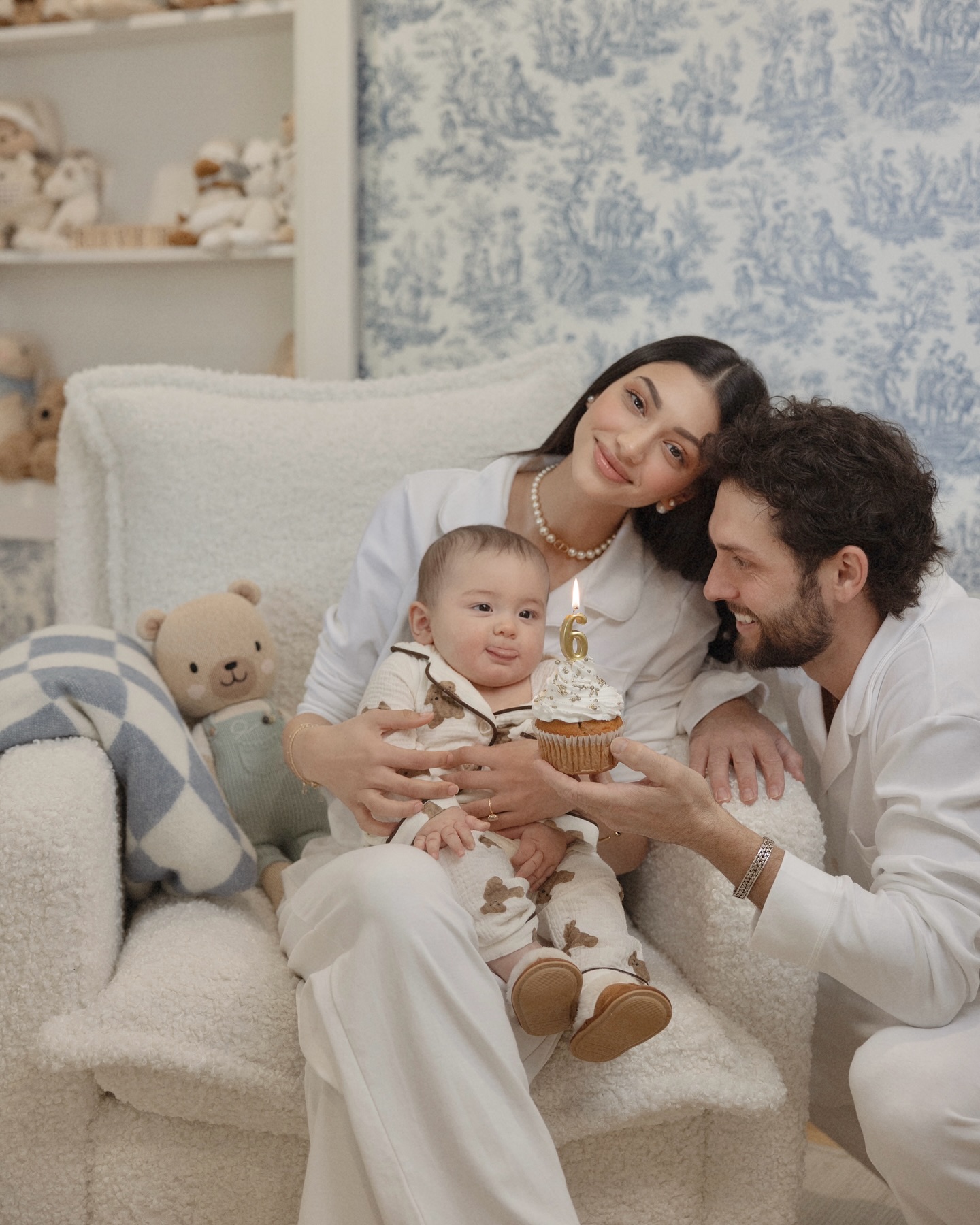 Alanna Panday and Ivor McCray marked their son River's 6-month birthday with a heartfelt celebration.