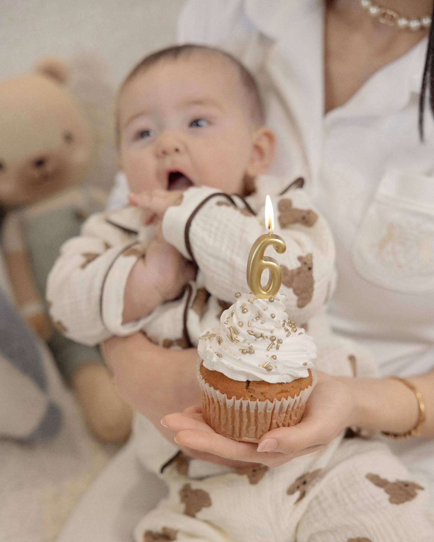 Alanna Panday and Ivor McCray marked their son River's 6-month birthday with a heartfelt celebration.