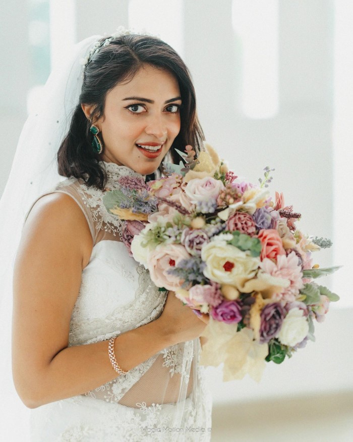 The couple shared beautiful photos from their wedding on Instagram, announcing their union with heartfelt captions.