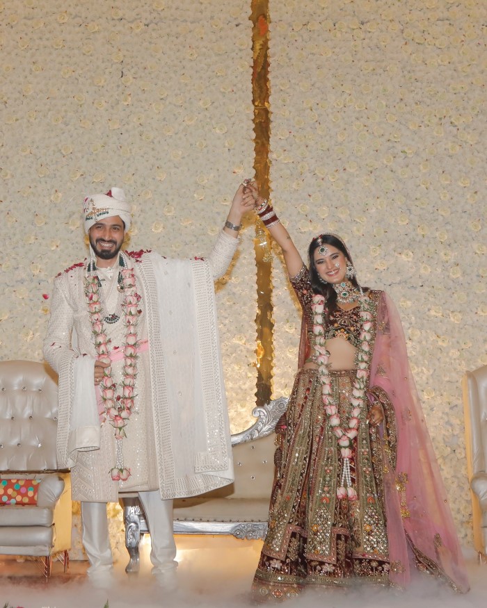 Ayushi and Suraj's love story began nearly five years ago on a set, culminating in a joyous wedding that marks a new beginning for the couple.