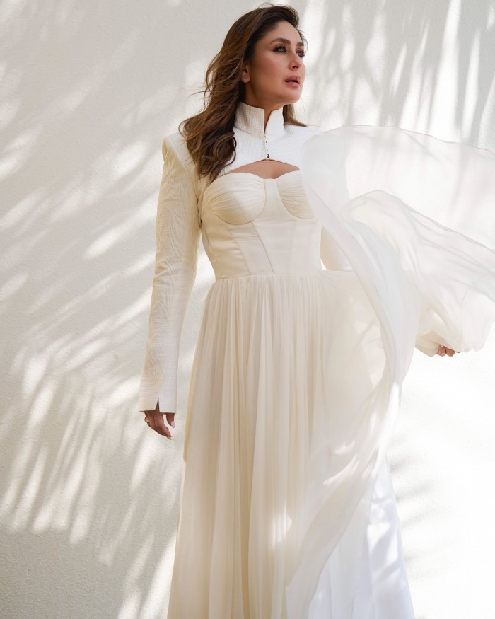 The photoshoot's dreamy and mystical backdrop complements Bebo's ethereal beauty, creating a fairy-tale ambiance.