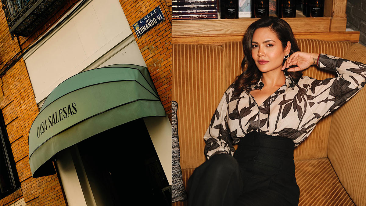 Esha Gupta owns Casa Salesas, a restaurant located in Goa that captures a Mediterranean vibe. Known for its rustic charm, bohemian interiors, and alfresco seating