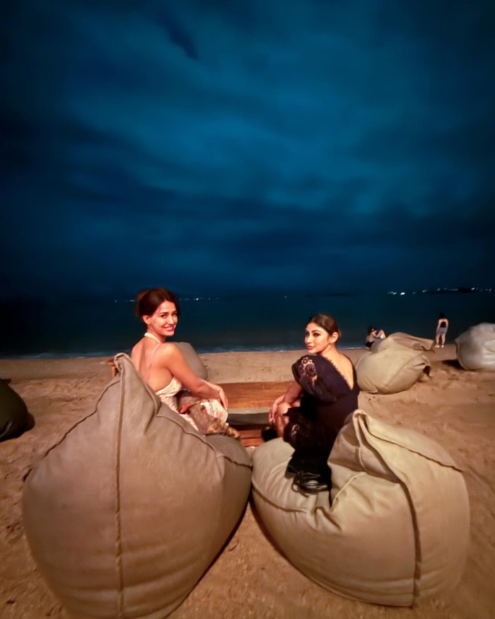 Disha Patani and Mouni Roy's Beach Vacation Pics