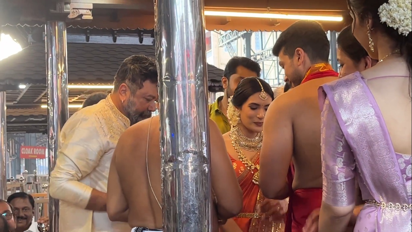 Kalidas Jayaram And Tharuni Kalingarayar's Traditional Wedding At Guruvayur