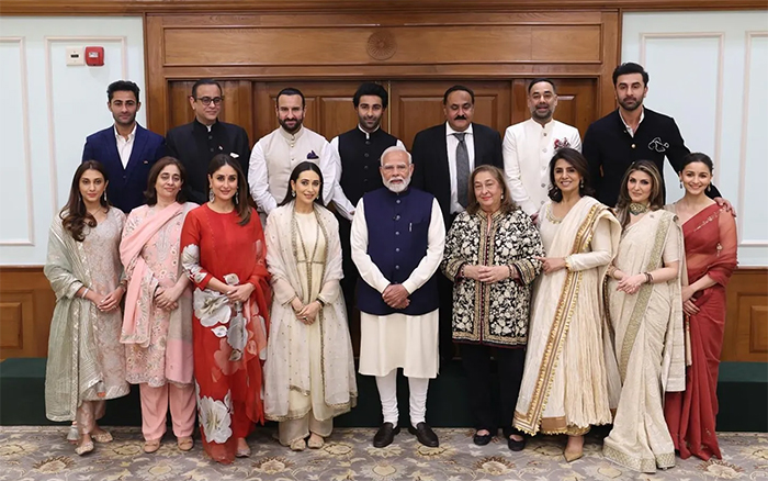 Kapoor Family Meets PM Modi to Mark the Centenary of Late Raj Kapoor.