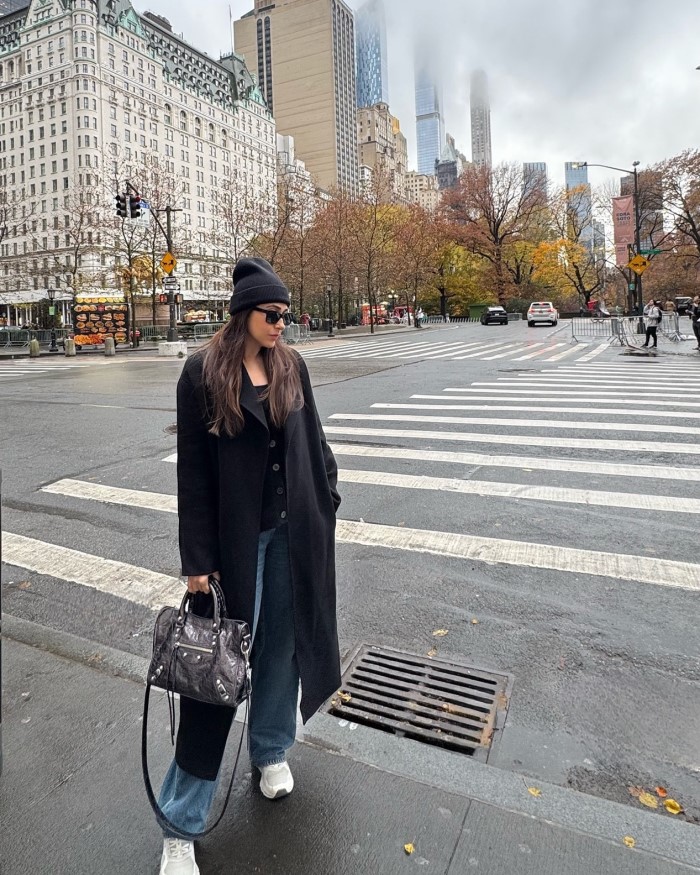 Karishma added charm to her Instagram feed by sharing a video of herself dancing on the streets of New York, grooving to the tune of 