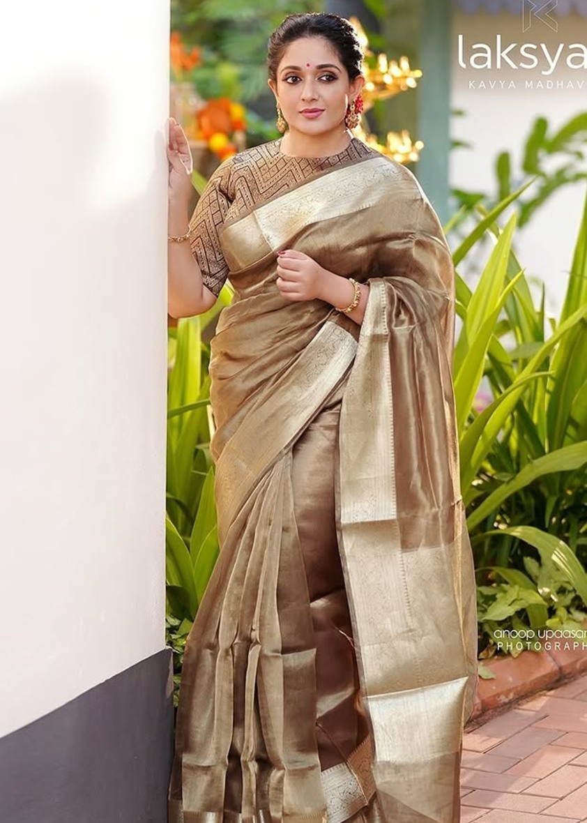 Kavya Madhavan saree look