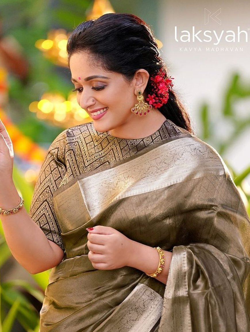 Kavya Madhavan saree look