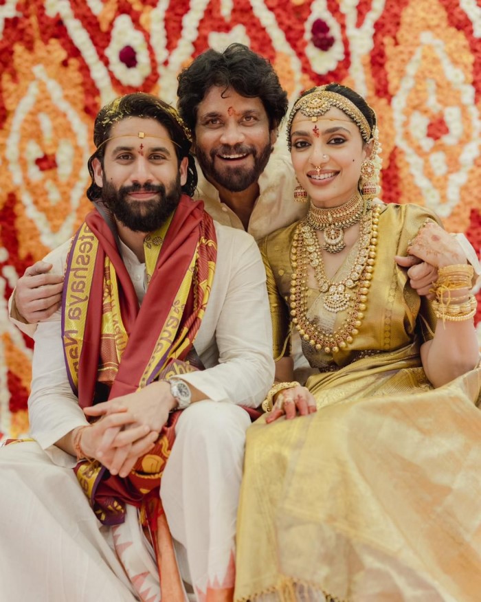 The ceremony was attended by close family members and numerous celebrities from the Telugu film industry, adding to the grandeur and joy of the occasion.