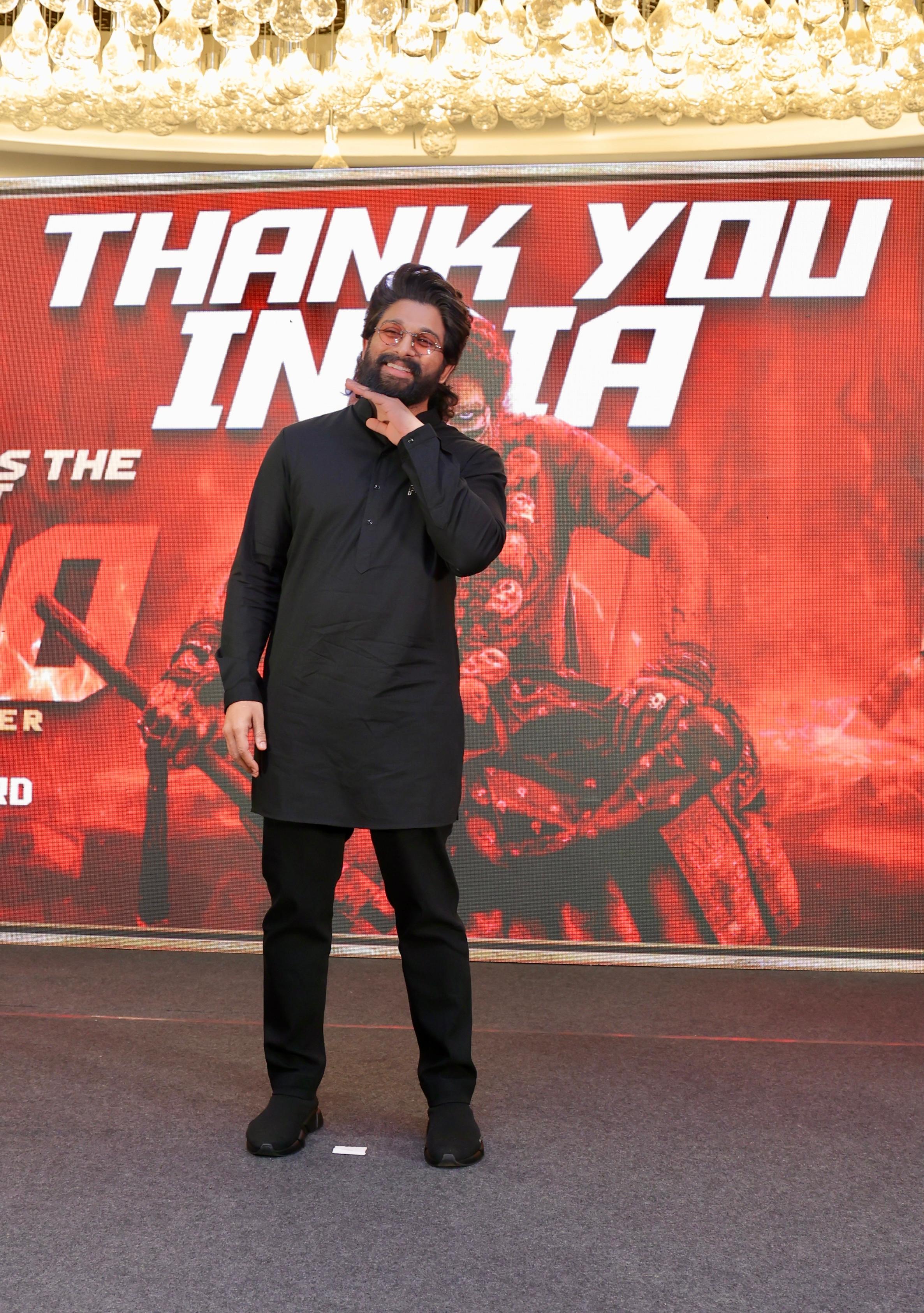 Pushpa 2 Thank You Press Meet: Allu Arjun Expresses His Gratitude For Pushpa 2's Massive Success In Delhi