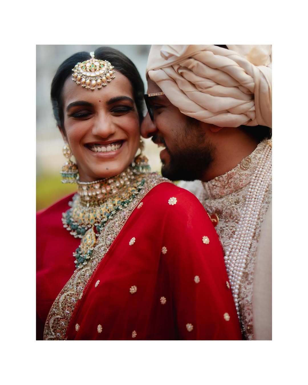 PV Sindhu's Luxurious Red Sabyasachi Bridal Lehenga: A Dreamy Wedding Look