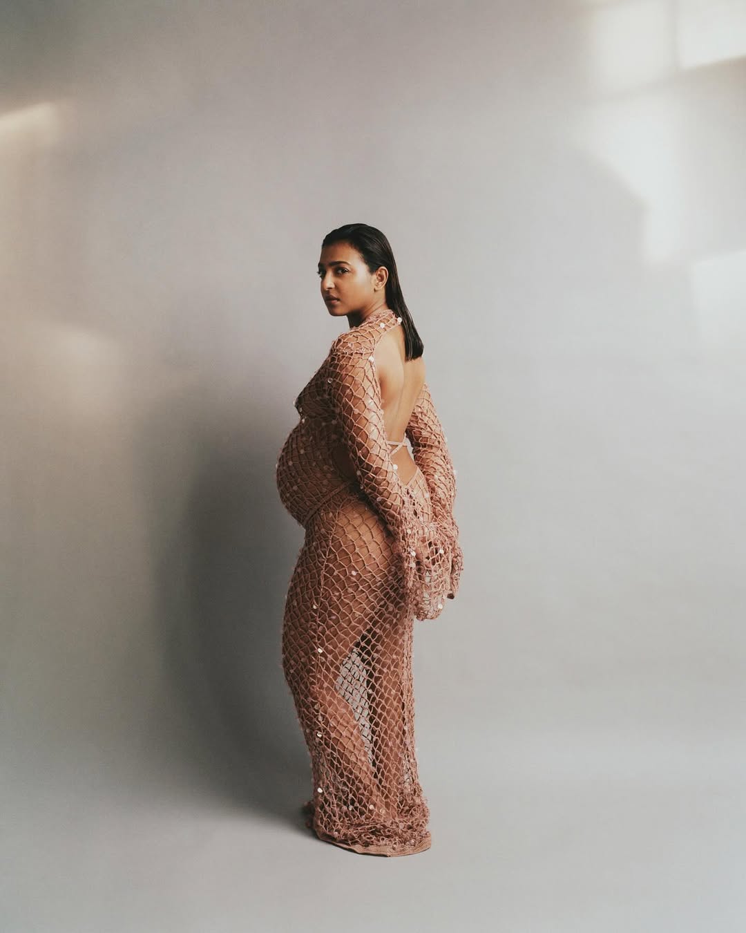 Radhika Apte's Monochromatic Maternity Photoshoot, Flaunts Baby Bump In New PICS