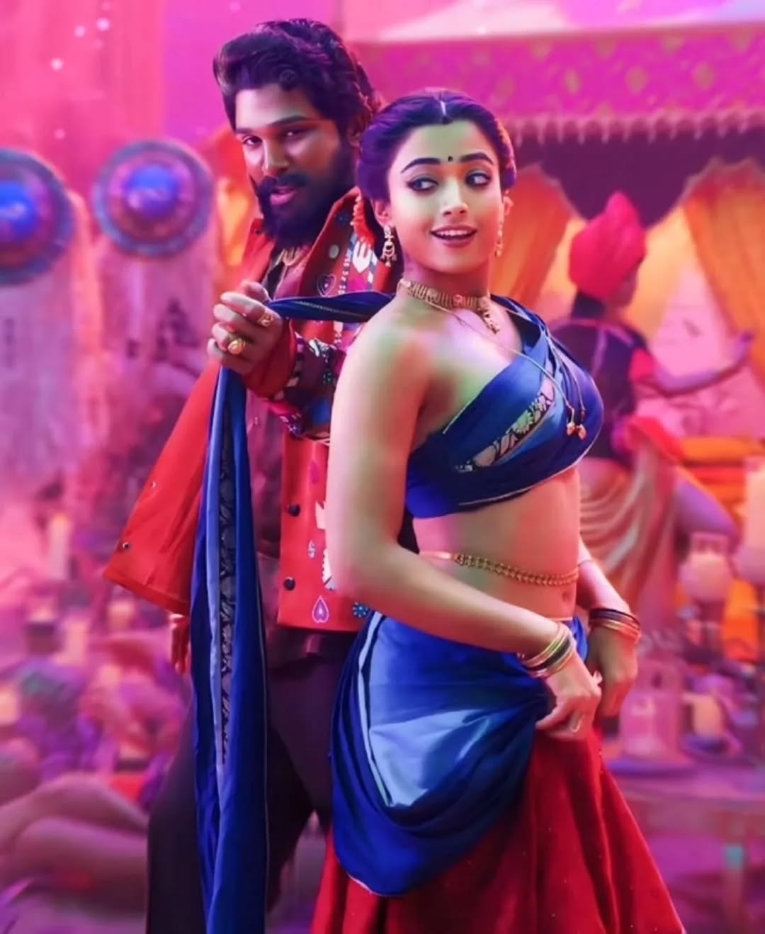 Romantic Stills From Peelings In Pushpa 2: The Rule