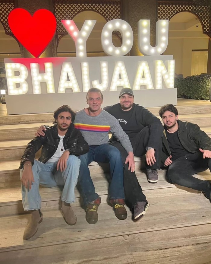 Salman Khan's close-knit family and friends flew down to Jamnagar to join in the celebrations, making the occasion truly special and filled with love.