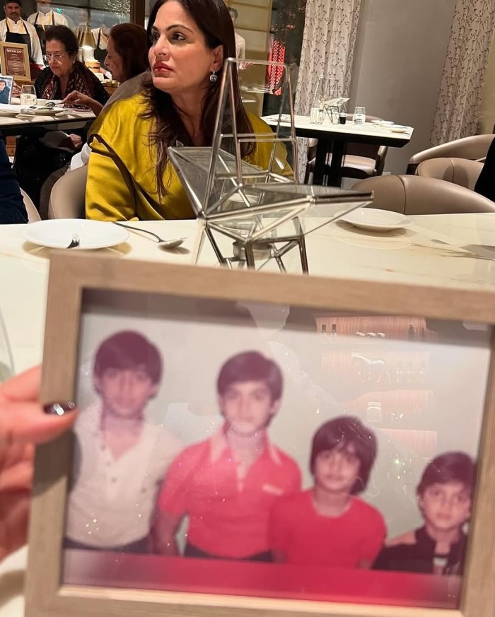 A unique touch to the celebrations was the display of Salman Khan's childhood pictures on every dinner table, allowing guests to reminisce and celebrate his journey through the years.