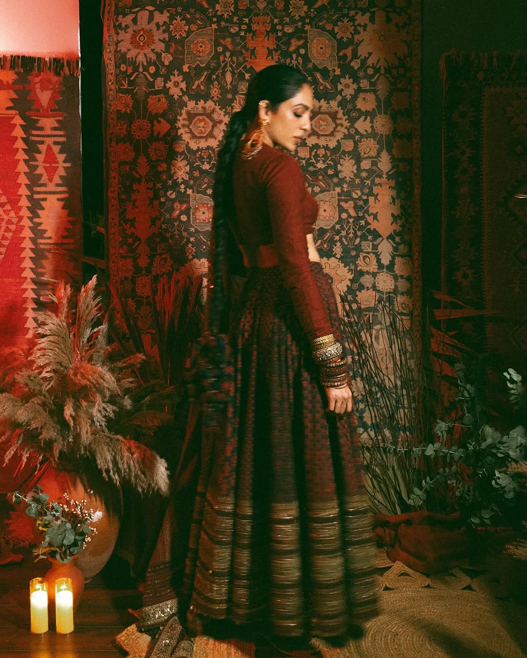 Sobhita Dhulipala Pays Homage To Her Backpacking Days In A Vintage-Inspired Sabyasachi Lehenga