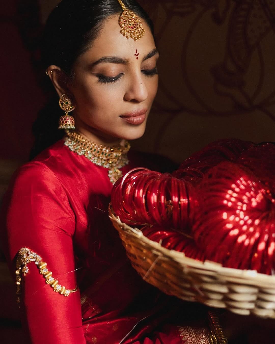 Sobhita's happiness and the emotional significance of the pre-wedding rituals, creating lasting memories of the special day.
