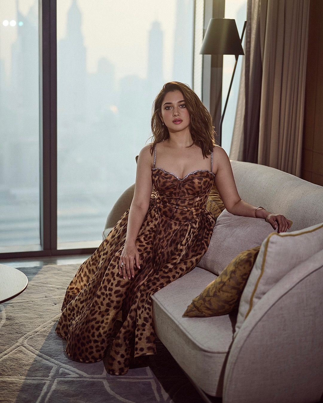 Tamannaah Bhatia Brings Back The Iconic Cheetah Print, Rocks A Stunning Dress