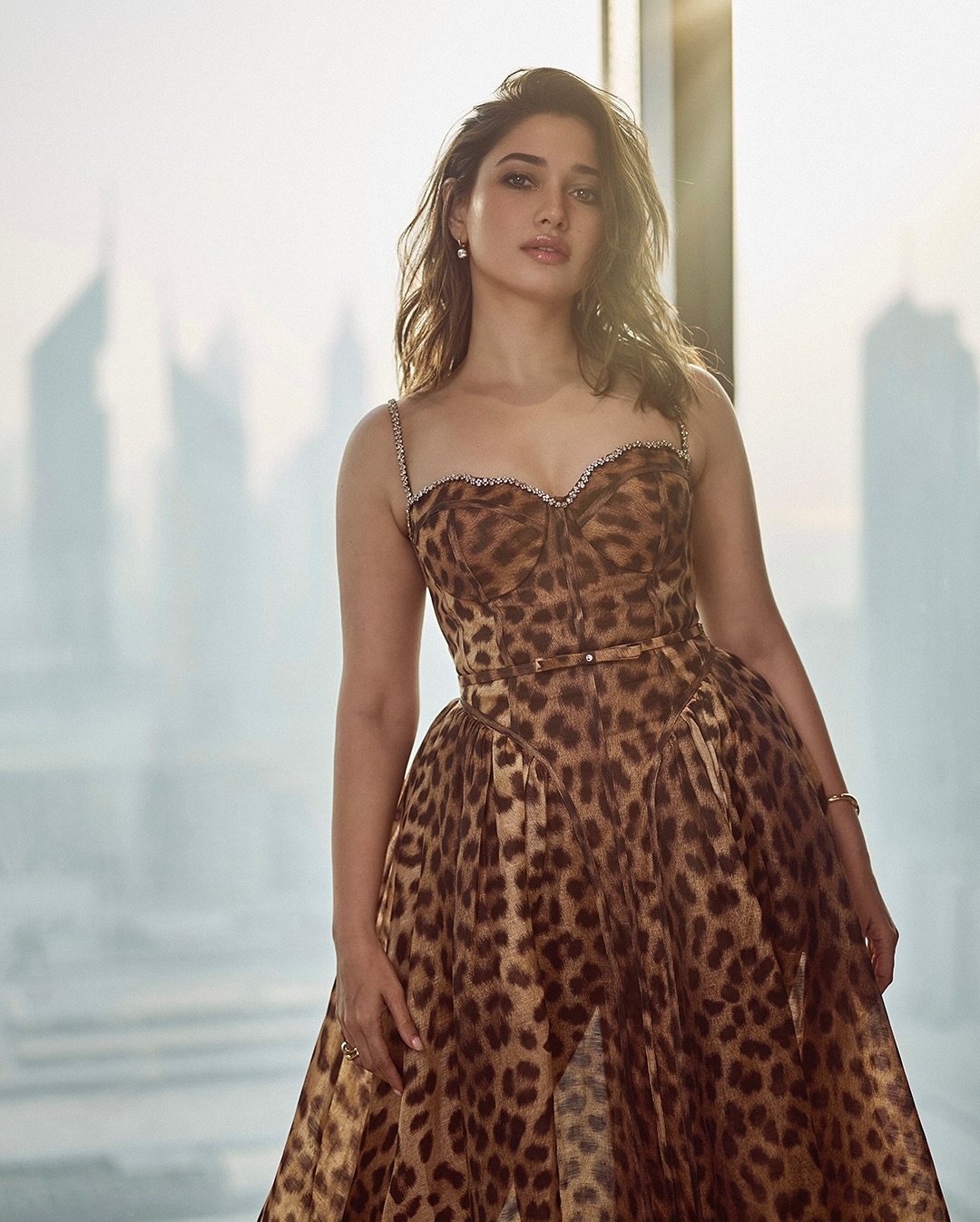 Tamannaah Bhatia Brings Back The Iconic Cheetah Print, Rocks A Stunning Dress