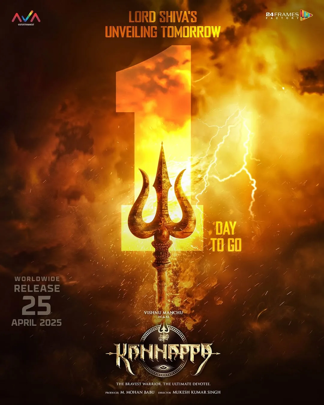 Akshay Kumar character look poster from Kannappa movie goes viral, see pics